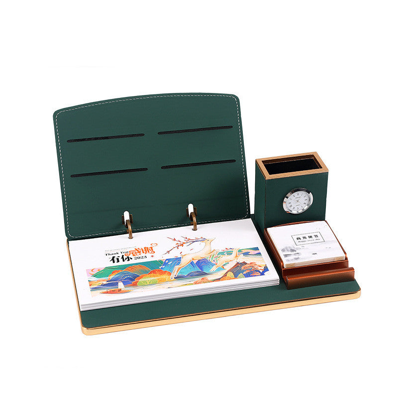 Rabbit Year Calendar Wooden Table