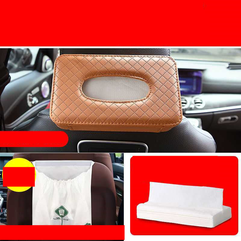 Multifunctional Seat Type Sun Visor Car Interior Tissue Box