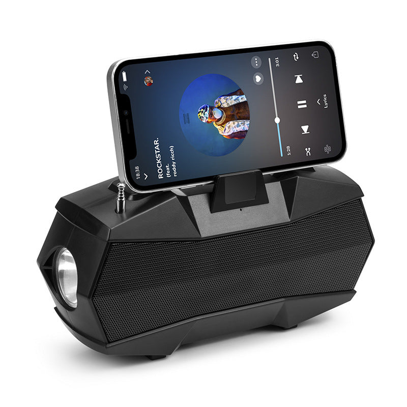 Bluetooth Speaker With Antenna Flashlight Gift