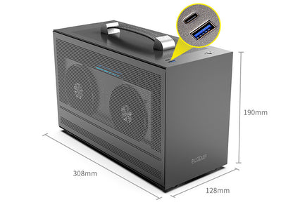 Three Hummingbird Portable DIY Mini Desktop Computer for Home Office Use
