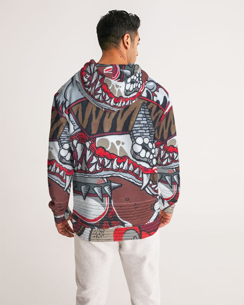 20 cool dragon red design Men's All-Over Print Hoodie