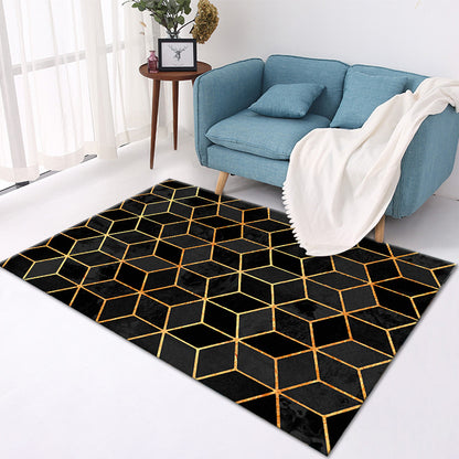 Crystal Velvet Printed Carpet Living Room