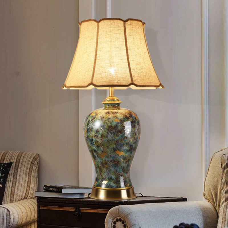 Extra-large All-copper Ceramic Table Lamp