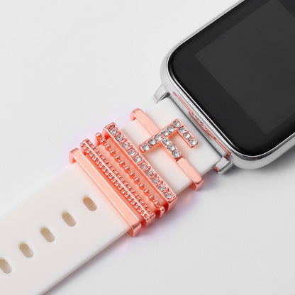 Rose Gold English Alphabet Buckle