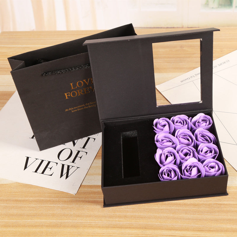 Flip Top Soap Everlasting Rose Lipstick Gift Box