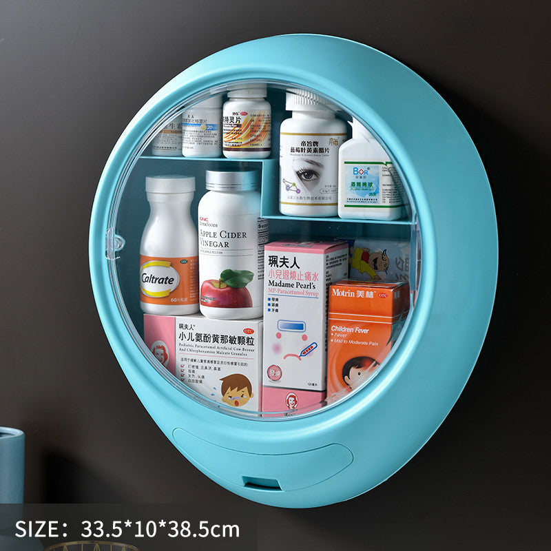 Wall-mounted Plastic Cosmetic Storage Box