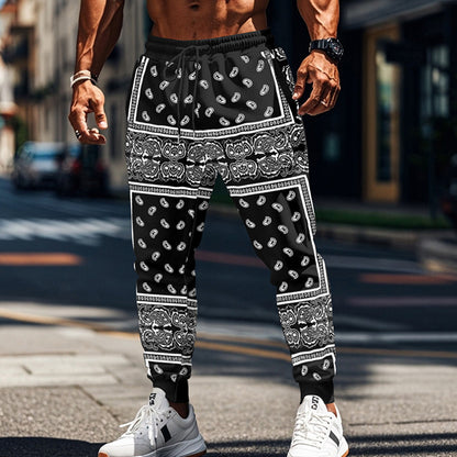 Men's 3D Printing Fashion Track Pants