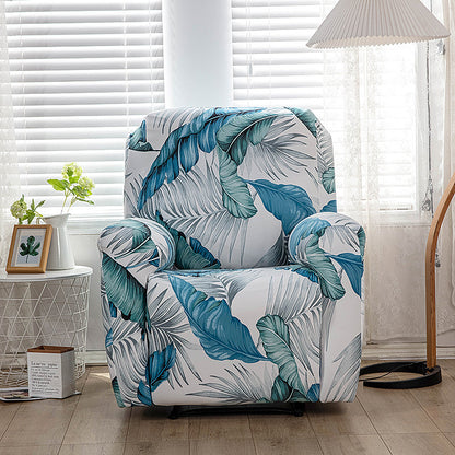 Stretch Printed Fabric All Inclusive Recliner Cover Single Seat