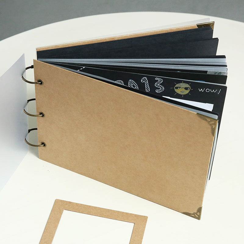 Kraft Paper Photo Album  Diy Handmade Souvenir Book