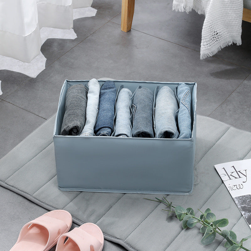 Hot Washable Underwear Storage Box With Foldable Divider