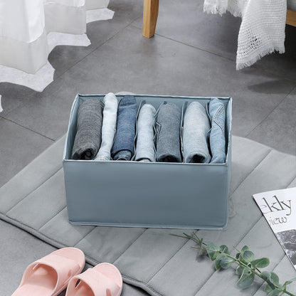 Hot Washable Underwear Storage Box With Foldable Divider