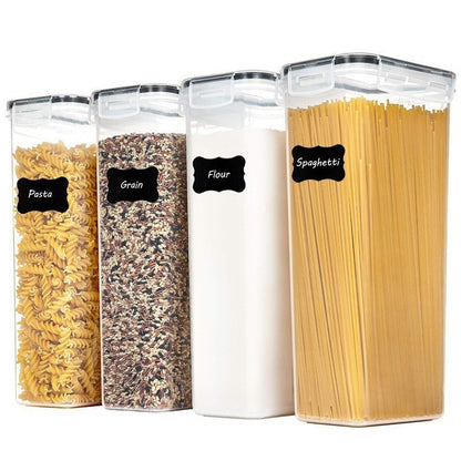 Airtight Cereal Storage Container – Large BPA-Free Plastic Pantry Crisper with Pour Spout