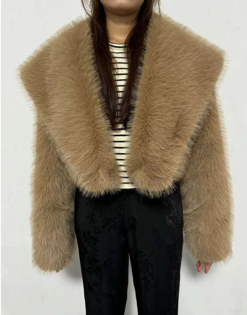 Fur Coat Women's Long Sleeve