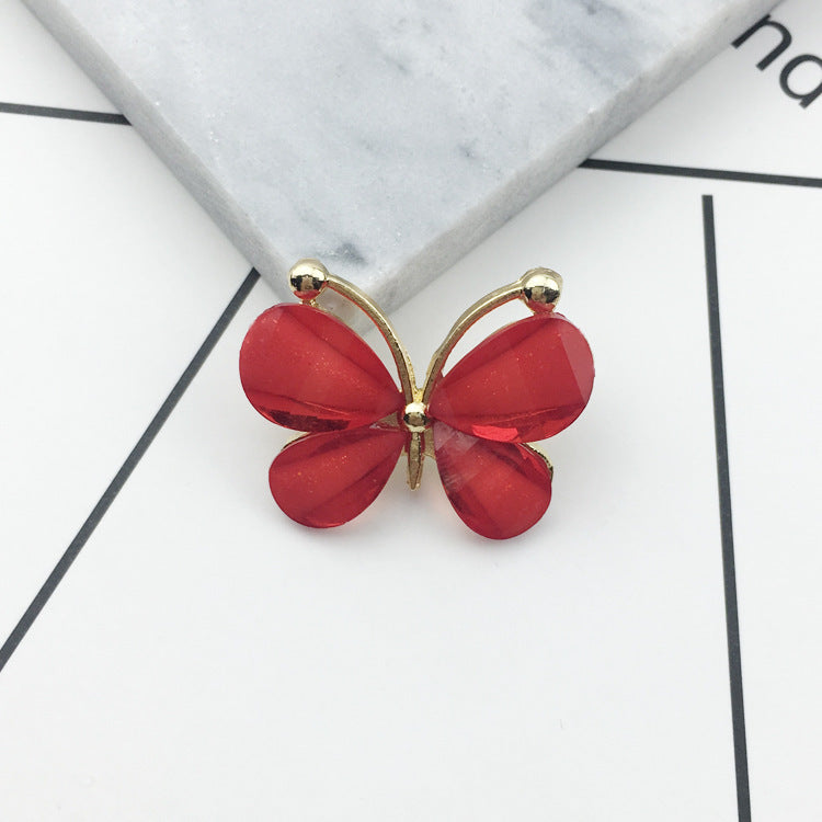 Diy Alloy Jewelry Accessories Crystal Butterfly Apple Mobile Phone Case