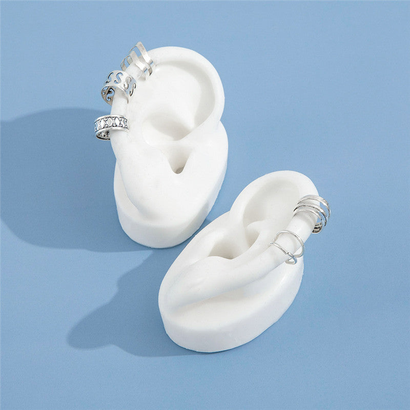 Simple And Simple Hollow S-shaped Non-pierced Ear Clip