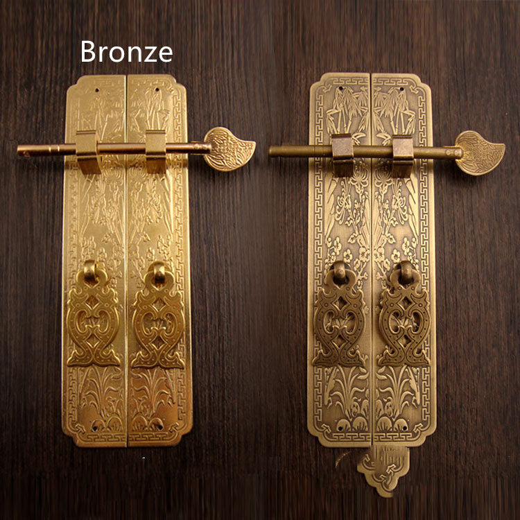 Vintage Pure Copper Antique Chinese Furniture Pure Copper Handle