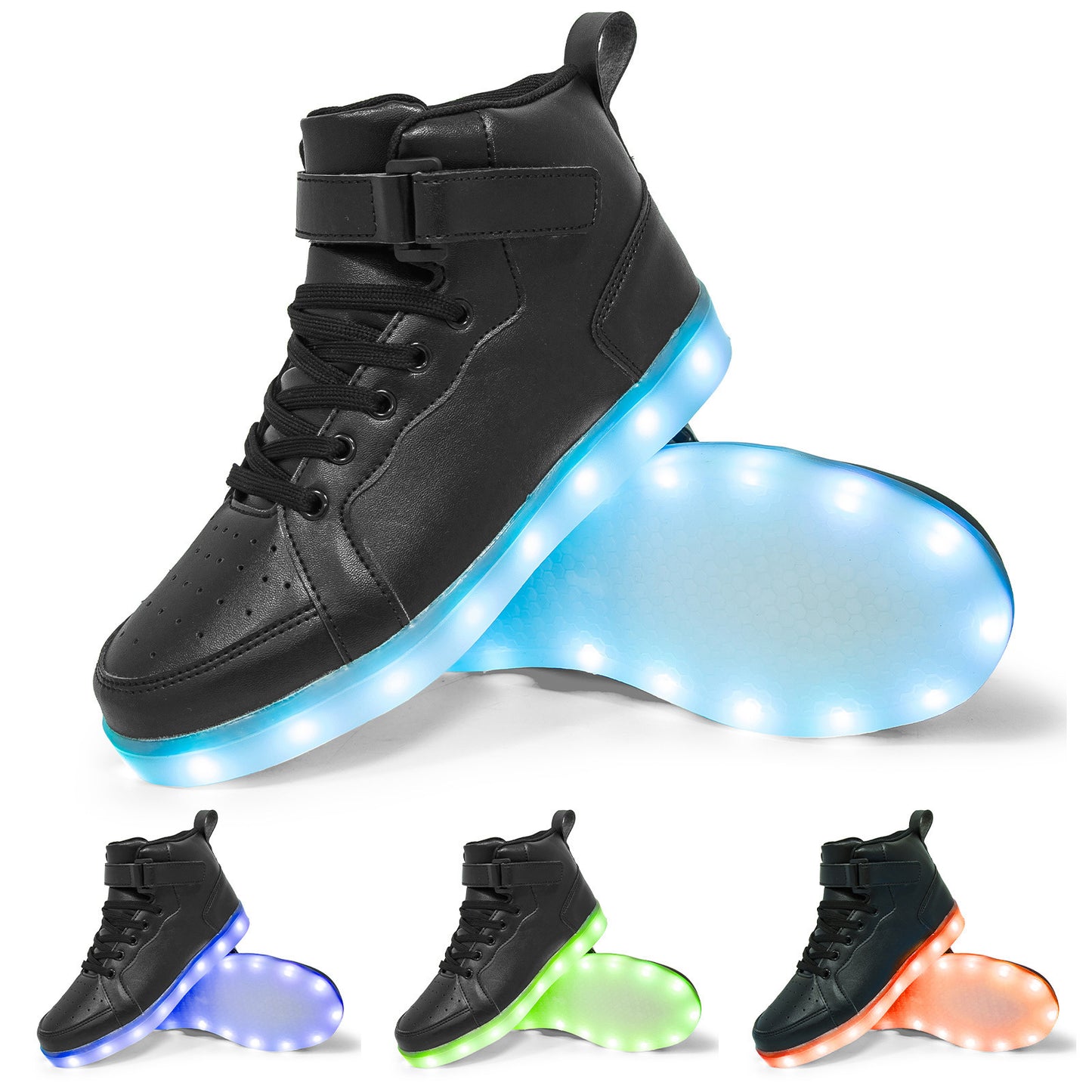 LED Lamp High-top Board Shoe Light Shoes Charging Dancing Shoes