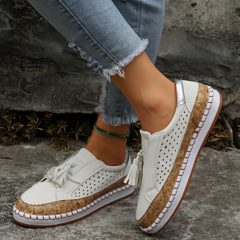 Tassel Flats Loafers Women Casual Cozy Shoes - FLIPSTYLEZLLC
