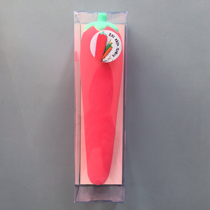 Silicone Pencil Bag Student Cute Plush Storage Bag