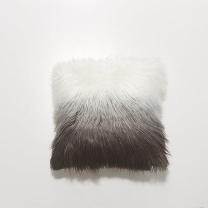 Nordic INS Style Gradual Color Wool Throw Pillow