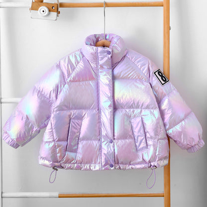 Colorful Children's Down Cotton Jacket