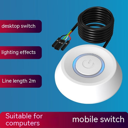 Computer External Power Supply Business Desktops Start Lengthened External Button