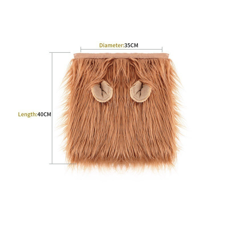 New Dog Wig Lion Mane Clothing