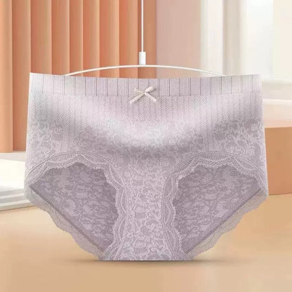 Plus Size Briefs Lace Mid Waist Women Shaping