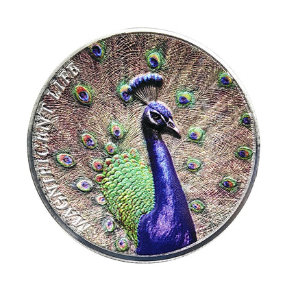 Peacock Coin High-relief Commemorative Coin