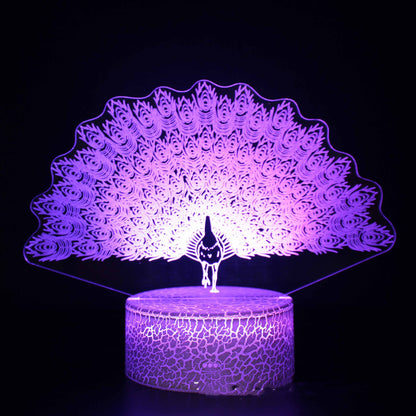 Three-dimensional Light LED Touch Table Lamp Gift Night Light