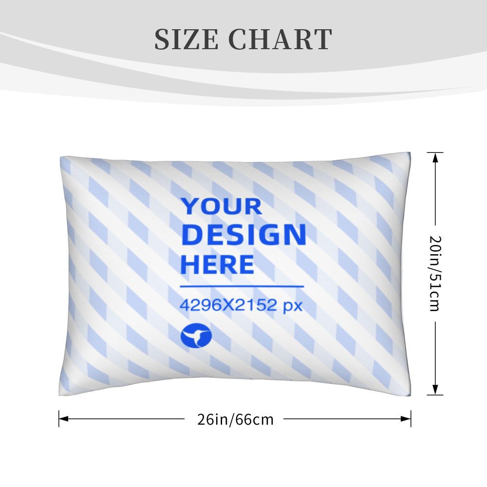 Create Your Own 20x26in Skin-Friendly Comfortable Envelope Seal Pillowcase