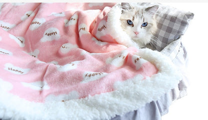 Winter Warm And Thick Flannel Pet
