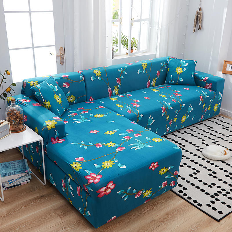 Geometric Stretch Sofa Cover All-inclusive Fabric Lazy Combination Living Room Cushion