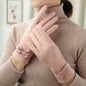 Women's Winter Fleece Warm Fashion Gloves