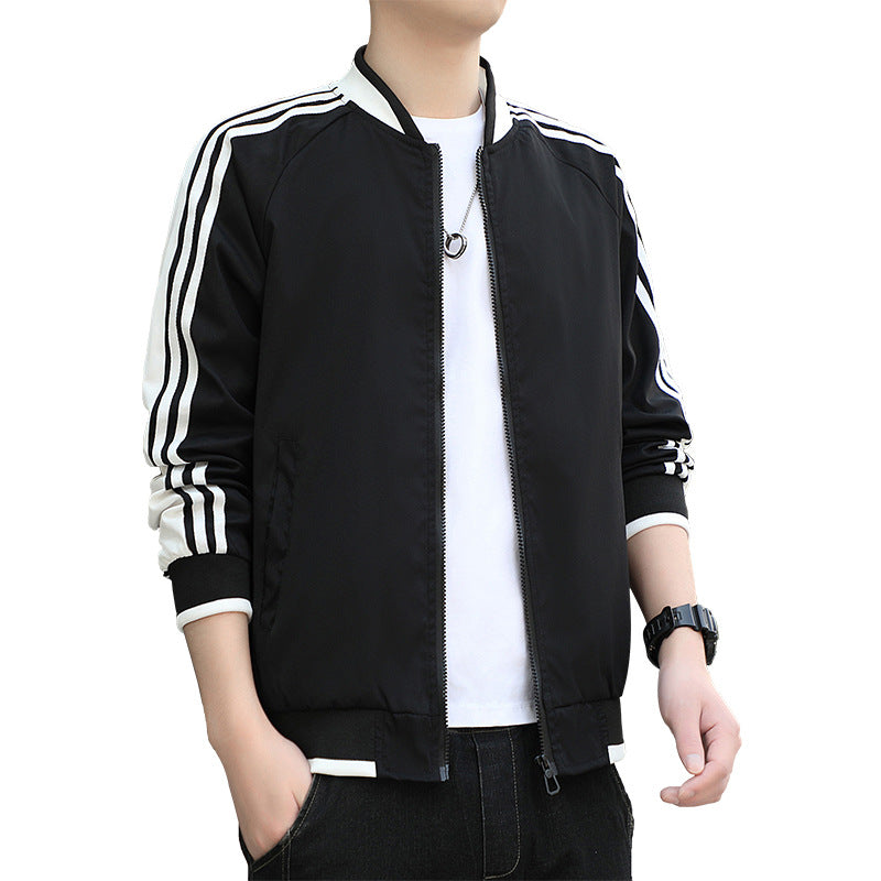 BLACK Jacket Casual Jacket Men