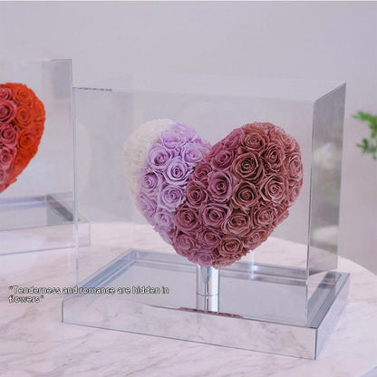 Fashion Simple Love Rose Decoration Gift Box
