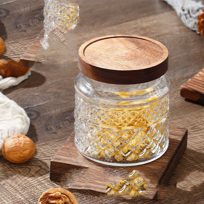 Glass Storage Jar Snack Tea Household Sealed Bottles