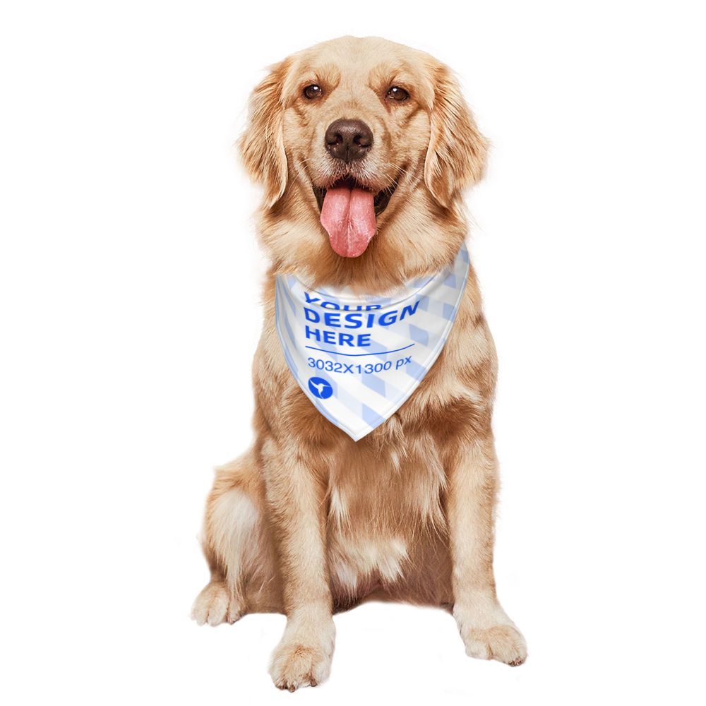 Create Your Own Pet Cat And Dog Decorative Triangle Scarf