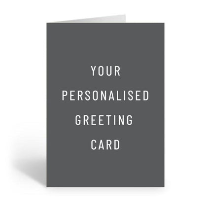 Personalized Greeting Card - Upload Your Own Design for Unique Celebrations