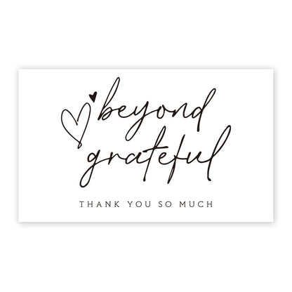 Thank You Card Coated Paper Card Thank You Gift Card Wrapping Card