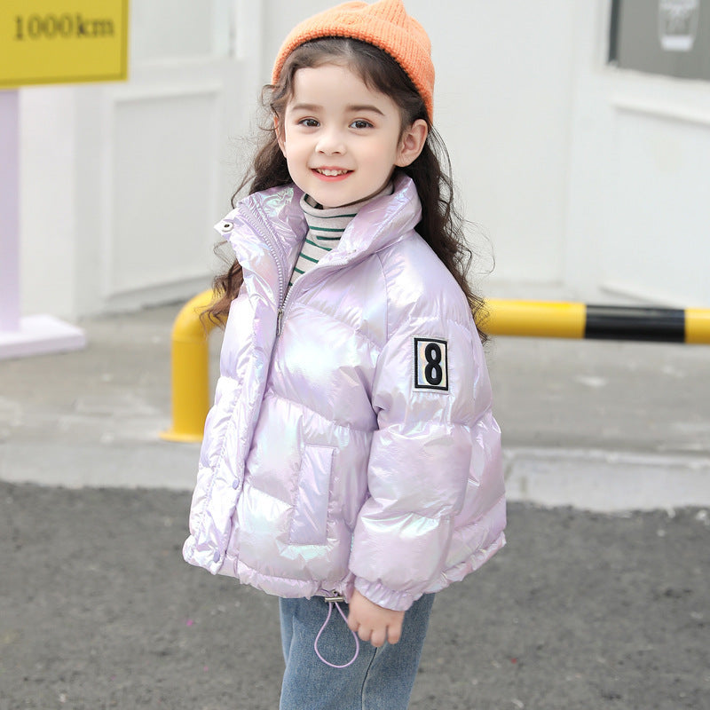 Colorful Children's Down Cotton Jacket