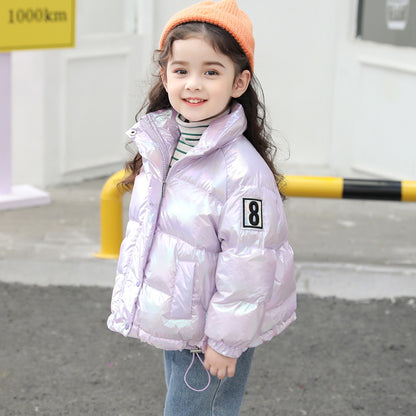 Colorful Children's Down Cotton Jacket