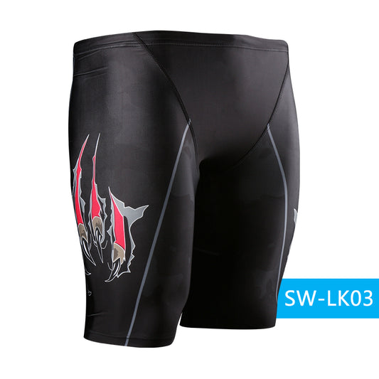 Men's Professional Swimsuit Five-point Pants Plus Size Boxer