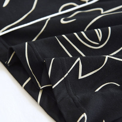 Thin Cardigan Plus Size Cotton Lapel Home Service