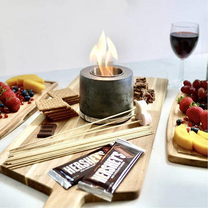 Desktop Decorative Cement Craft Small Fireplace