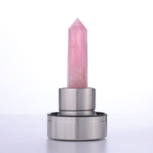 Crystal Spa Crushed Stone Glass Natural Crystal Column Energy Cup