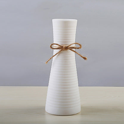 Simple And Beautiful White Creative Minimalist Ceramic Dried Flower Vase