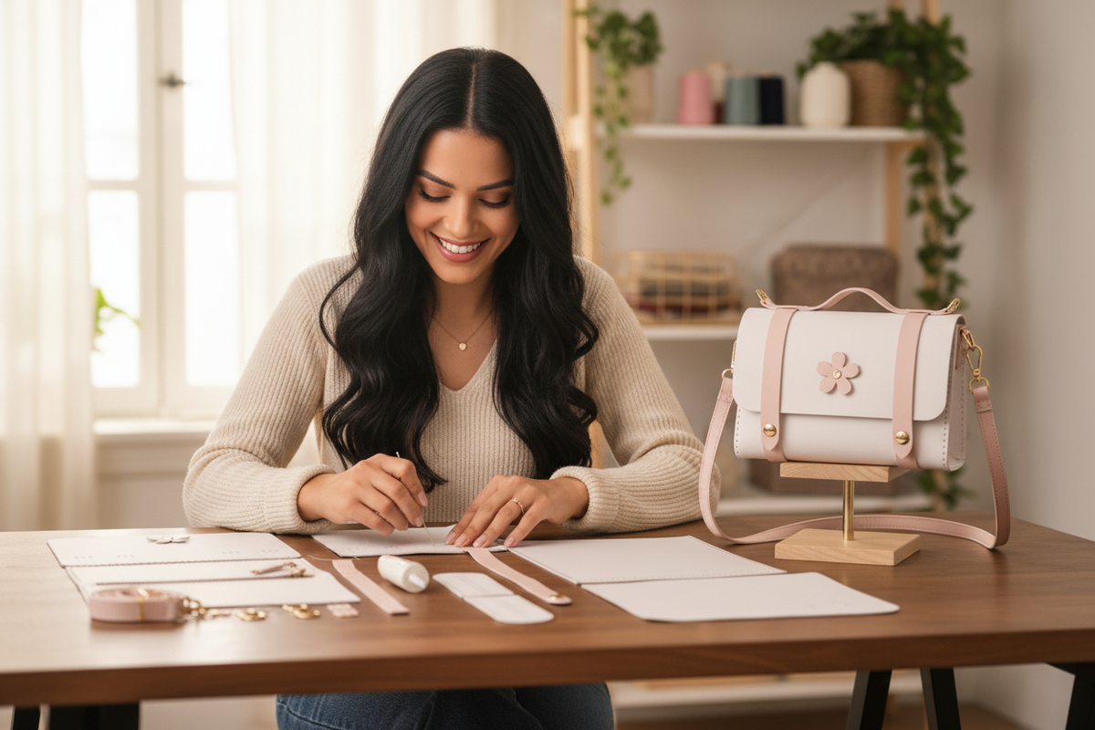 DIY Cambridge Bag - Italian Woman Model Crafting
