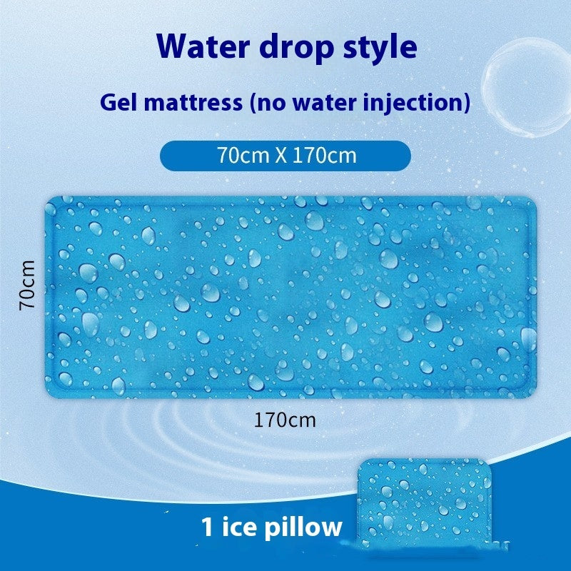 Gel Ice Pad Mattress Cooling Single PVC Cushion
