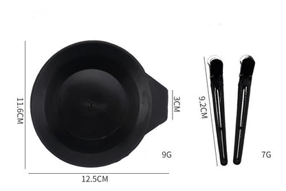 Hair Color Tool Set 11 Pieces Hair Salon Comb Brush Disposable